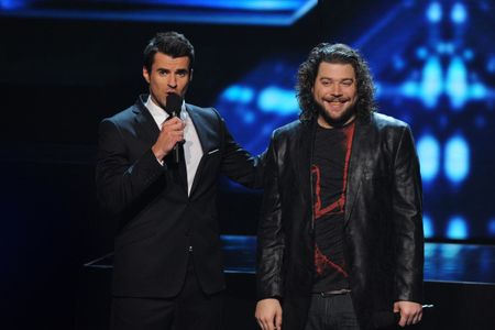 Steve Jones and Josh Krajcik in The X Factor (2011)