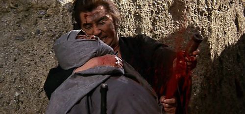 Tomisaburô Wakayama in Lone Wolf and Cub: Baby Cart in Peril (1972)