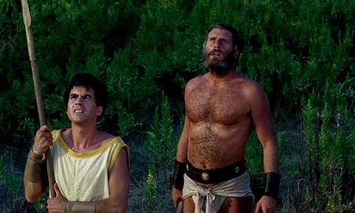John Cairney and Nigel Green in Jason and the Argonauts (1963)