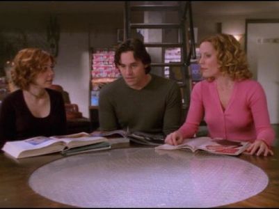 Alyson Hannigan, Nicholas Brendon, and Emma Caulfield Ford in Buffy the Vampire Slayer (1997)