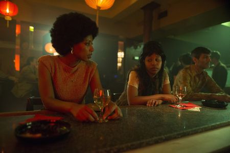 Natalie Paul and Dominique Fishback in The Deuce (2017)