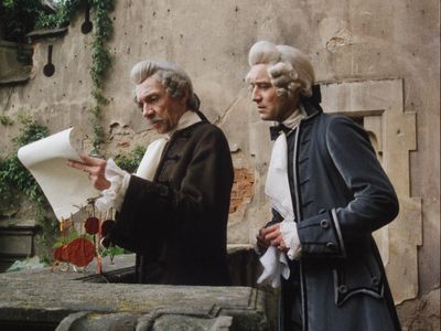 Josef Kemr and Viktor Preiss in Give the Devil His Due (1985)
