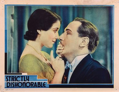 Sidney Fox and Paul Lukas in Strictly Dishonorable (1931)