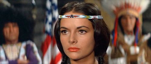 Karin Dor in Winnetou: The Red Gentleman (1964)