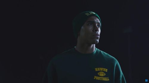 Matthew Law as the lead in a Microsoft/NFL commercial with over 1.5 million views on Youtube.