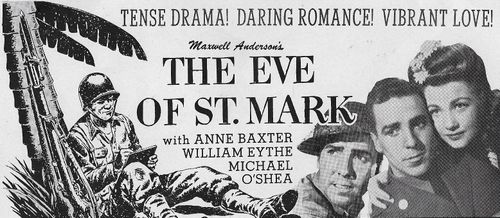 Anne Baxter and William Eythe in The Eve of St. Mark (1944)