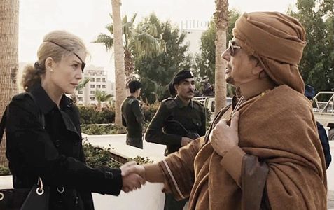 Still of Rosamund Pike and Raad Rawi in A Private War