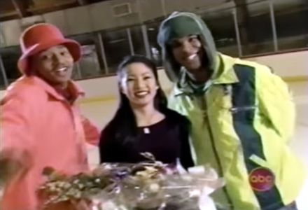 Michelle Kwan, Donald Faison, and Sean Holland in Clueless (1996)