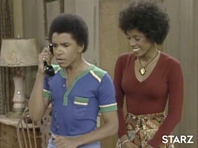 Ralph Carter and BernNadette Stanis in Good Times (1974)