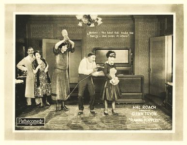 Tyler Brooke, James Finlayson, Charlotte Mineau, Sally O'Neil, and Glenn Tryon in Flaming Flappers (1925)