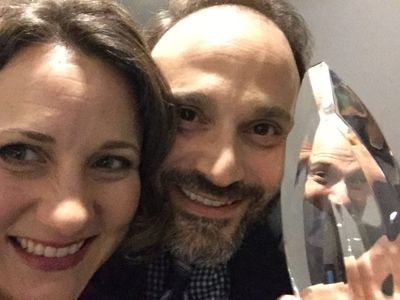 Maria Ferrari, Steve Molaro & Anthony Rich at the 2014 People's Choice Awards