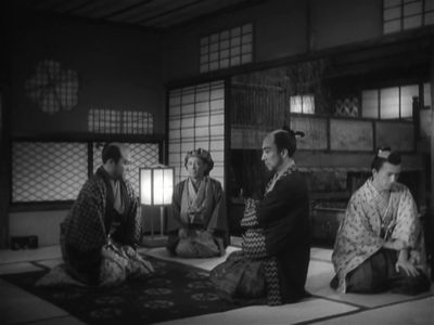 Daisuke Katô, Senshô Ichikawa, and Jôji Kaieda in The 47 Ronin (1941)