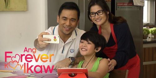 Camille Prats, Neil Ryan Sese, and Jude De Jesus in Ang forever ko'y ikaw (2018)