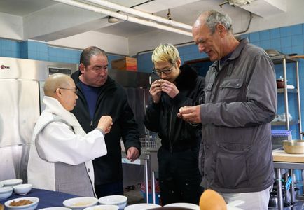 Shep Gordon, Emeril Lagasse, Danny Bowien, and Jeong Kwan in Eat the World with Emeril Lagasse (2016)