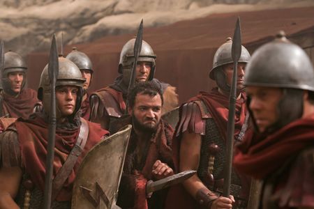 Paul Glover and Nick E. Tarabay in Spartacus (2010)