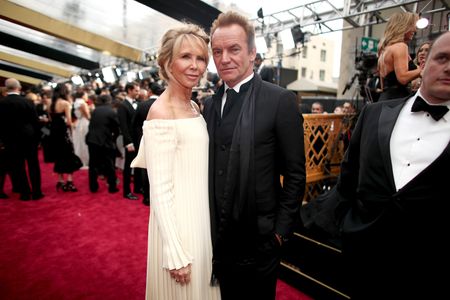 Sting and Trudie Styler at an event for The Oscars (2017)
