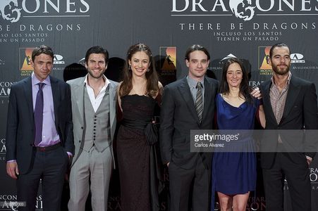 Wes Bentley, Dougray Scott, Ana Torrent, Charlie Cox, Olga Kurylenko, and Alfonso Bassave at an event for There Be Drago