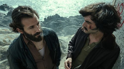 Javier Rey and Iván Marcos in Cocaine Coast (2018)