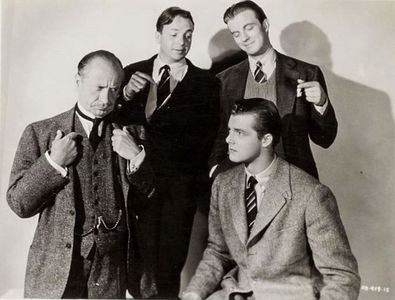 Mark Daniels, William Lundigan, Frank Melton, and Ernest Truex in Freshman Year (1938)