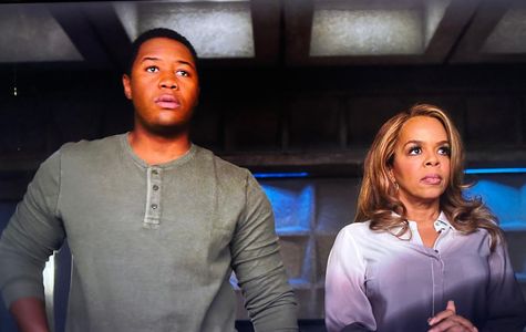 Paula Newsome and Luke Tennie play mother and son in the network crime drama revival, CSI: Vegas