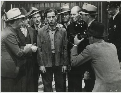 Humphrey Bogart, Ted Bliss, Milton Kibbee, Fred MacKaye, Carlyle Moore Jr., Dennis Moore, and Lee Phelps in Black Legion