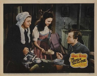 Linda Darnell, Jane Darwell, and Shepperd Strudwick in The Loves of Edgar Allan Poe (1942)