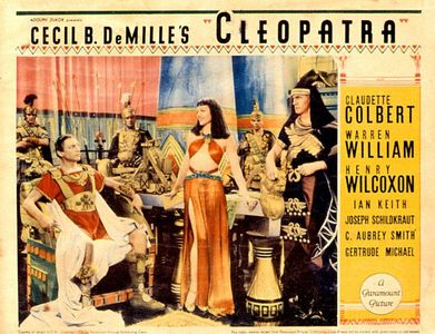 Claudette Colbert, Irving Pichel, and Warren William in Cleopatra (1934)