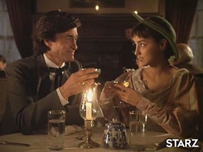 Roger Rees and Yvonne Suhor in The Young Riders (1989)
