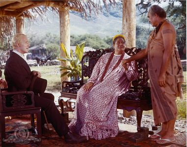 Max von Sydow, Jocelyne LaGarde, and Ted Nobriga in Hawaii (1966)