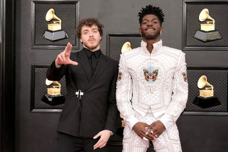 Lil Nas X and Jack Harlow at an event for The 64th Annual Grammy Awards (2022)