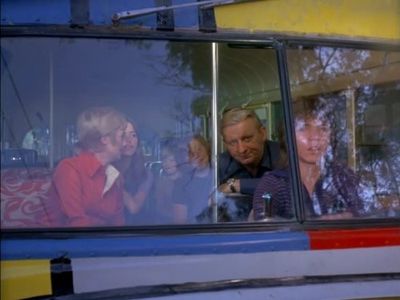 David Cassidy, Shirley Jones, and Dave Madden in The Partridge Family (1970)