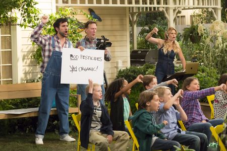 Candace Cameron Bure, Zoie Herpin, and Juan Pablo Di Pace in Fuller House (2016)