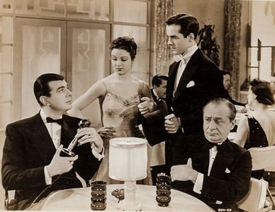 Johnny Downs, Kathryn Kane, Ken Murray, and Ernest Truex in Swing, Sister, Swing (1938)