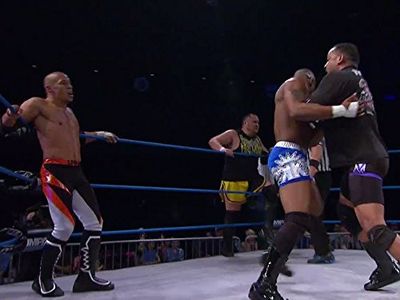 Low Ki, Kenny Layne, Joe Seanoa, and Antonio Burke Jr. in TNA iMPACT! Wrestling (2004)