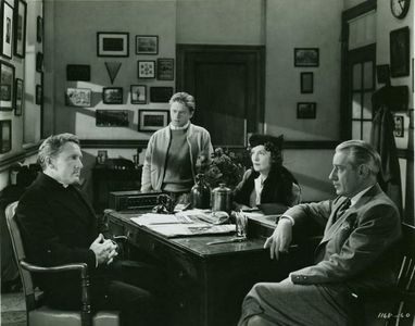 Spencer Tracy, Mickey Rooney, Mary Nash, and Henry O'Neill in Men of Boys Town (1941)