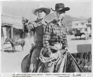 Johnny Mack Brown and Lois Hall in Colorado Ambush (1951)
