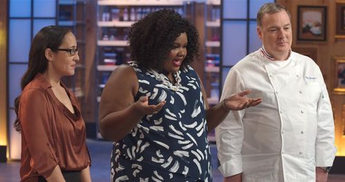 Valerie Gordon, Jacques Torres, and Nicole Byer in Nailed It! (2018)