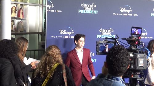 Sean Philip Glasgow arrives at the premiere of Diary Of A Future President