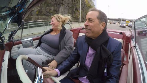 Jerry Seinfeld and Bridget Everett in Comedians in Cars Getting Coffee: Bridget Everett: Still Hot To The Touch (2019)