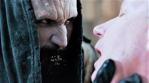 Robert LaSardo and Denny Nolan in the upcoming thriller Bloodthirst