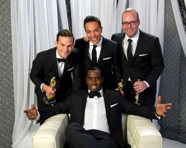 Sean 'Diddy' Combs, T.J. Martin, Daniel Lindsay, and Rich Middlemas at an event for The 84th Annual Academy Awards (2012