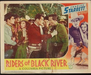 Ethan Allen, Stanley Brown, George Chesebro, Dick Curtis, Olin Francis, Iris Meredith, and Charles Starrett in Riders of