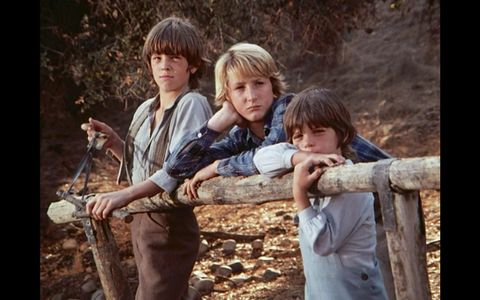 Sean Penn and Jimmy McNichol in Little House on the Prairie (1974)