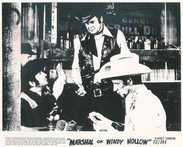Sunset Carson, Leonard Mann, and Glenn Huffman in The Marshal of Windy Hollow (1972)