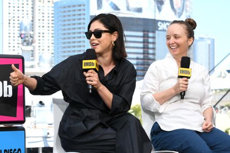 Kate Purdy and Rosa Salazar at an event for IMDb at San Diego Comic-Con (2016)