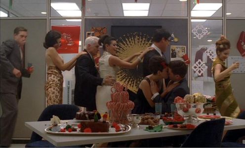 Peyton List, Jessica Paré, John Slattery, Rich Sommer, and Aaron Staton in Mad Men (2007)
