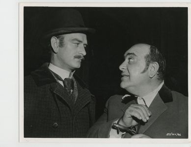 Peter Gordon and Akim Tamiroff in The Black Sleep (1956)