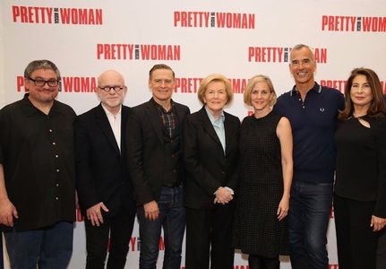 ''Pretty Woman: The Musical'' (L-R): bookwriter J.F. Lawton, composers and lyricists Jim Vallance and Bryan Adams, late 