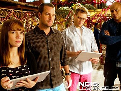 Chris O'Donnell, LL Cool J, Barrett Foa, and Renée Felice Smith in NCIS: Los Angeles (2009)