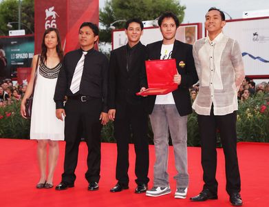 Felix Roco and Pepe Diokno at an event for Clash (2009)